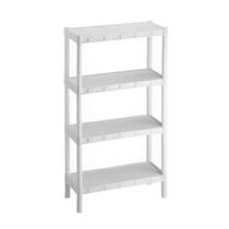 Estante organizadora flexa 4 prateleiras Branca Estante organizadora flexa 4 prateleiras Branca