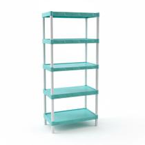 Estante Organizadora Modular Verde 5 Prateleiras com Pés 532 - Agraplast