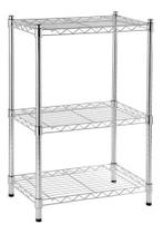 Estante Organizadora Multiuso Metal Cromada 90x60x35cm