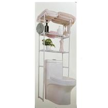Estante Organizadora Prateleira Multifuncional Banheiro Serviço 3 Andares Branco Estante Organizadora Prateleira Multifuncional Banheiro Serviço 3 Andares Branco