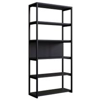 Estante Oxford 90x35cm - Preta Estante Oxford 90x35cm - Preta