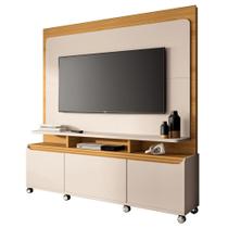Estante Painel de TV 70 Pol 180cm Luma H01 Cinamomo/Off White - Mpozenato