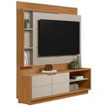 Estante Painel Para Tv 60 Pol 180cm Paradise L05 Nature Off White - Lyam Decor