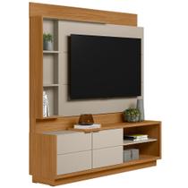 Estante Painel Para TV 60 Pol 180cm Paradise L05 Nature Off White - Lyam Decor