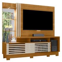 Estante Painel Para TV 60 Pol 200cm Sam M01 Off/Cinamomo - Mpozenato