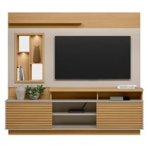 Estante Painel Para Tv 60 Pol Com Led 200cm Dora L06 Hanover/off White - Mpozenato