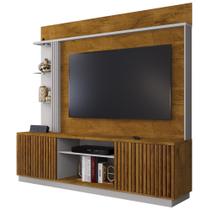 Estante Painel Para TV 65 Pol 201cm Atlanta Naturalle/Off - Bechara Estante Painel Para TV 65 Pol 201cm Atlanta Naturalle/Off - Bechara