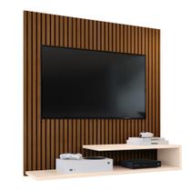 Estante Painel Parede 90 cm Smart New TV 32 Polegadas Prateleiras Organizadoras Sala Quarto Pequeno Moderno - RPM