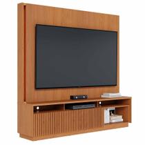 Estante Painel TV 75 Pol Com LED 200cm Mafra Freijó C05 - Mpozenato