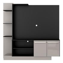 Estante Para Até 55 Denver Fg2473 Preta/lacca Fumê