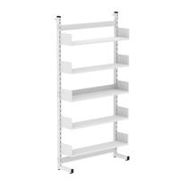 Estante Para Biblioteca Simples Pandin 2,00 m Branco Estante Para Biblioteca Simples Pandin 2,00 m Branco