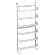 Estante Para Biblioteca Simples Pandin 2,30 m Cinza Estante Para Biblioteca Simples Pandin 2,30 m Cinza