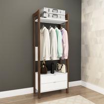 Estante para Closet Aberto com 2 Gaveta 65x165cm Branco