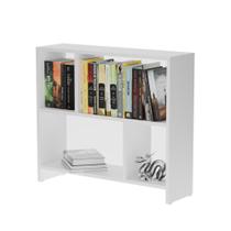 Estante para livro Armário Multiuso Organizador Livros Livreiro Branco Estante para livro Armário Multiuso Organizador Livros Livreiro Branco