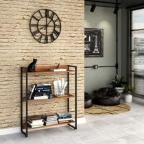 Estante para Livro Industrial 3 Prateleiras 104cmx80cm