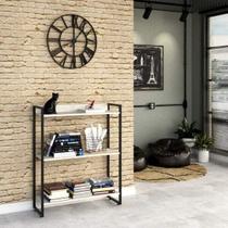 Estante para Livro Industrial 3 Prateleiras 104cmx80cm