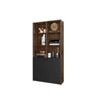 Estante para Livros 2 Portas Office Hungria Brienza Movelaria Estante para Livros 2 Portas Office Hungria Brienza Movelaria