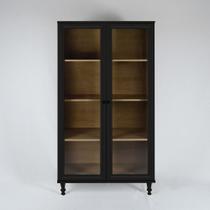 Estante Para Livros 2 Portas Vidro Ditália E-957