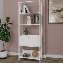 Estante para Livros 4 Prateleiras 1 Porta MDP Industrial Match Estante para Livros 4 Prateleiras 1 Porta MDP Industrial Match