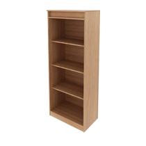 Estante Para Livros 4 Prateleiras 60x160,5x36,5 cm Amêndoa