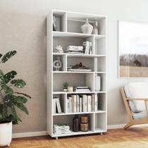 Estante para Livros 5 Prateleiras 12 Nichos Euforia Yescasa Estante para Livros 5 Prateleiras 12 Nichos Euforia Yescasa