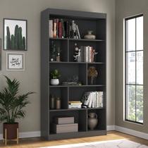 Estante para Livros 93 Cm Grafite Ho-2907 - Hecol Móveis Estante para Livros 93 Cm Grafite Ho-2907 - Hecol Móveis