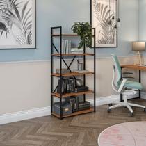 Estante para Livros Alta 5 Prateleiras 150cm X 72cm Industrial