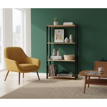 Estante Para Livros Armário Multiuso 5 Prateleiras Organizador Cozinha Sala Quarto Escritório