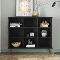 Estante para Livros Baixa Retro 6 Nichos Toq