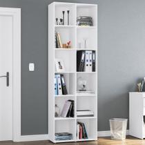 Estante para Livros Caracol 12 Nichos Branco Bp - Politorno