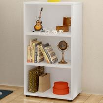 Estante para Livros Clean 2 Prateleiras Branco 005319 - Artany Estante para Livros Clean 2 Prateleiras Branco 005319 - Artany