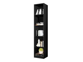 Estante para livros com 5 nichos mdf Preto - Potente