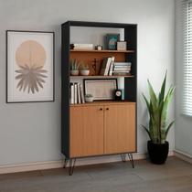 Estante Para Livros e Decor 2 Portas Hit Estante Para Livros e Decor 2 Portas Hit