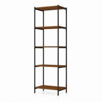 Estante para Livros em Aço Industrial 5 prateleiras KLM Store Estante para Livros em Aço Industrial 5 prateleiras KLM Store