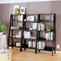 Estante para Livros Escada 140cmx183cm 4 Prateleiras Tok Yescasa