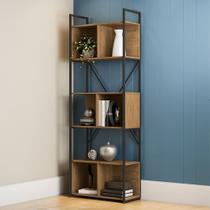 Estante para Livros Industrial 7 Prateleiras 200cmx72cm Office