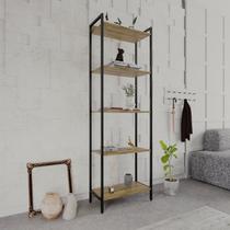 Estante para Livros Industrial Aço Multiuso 5 Prateleiras 187cmx60cmx30cm Active Yescasa