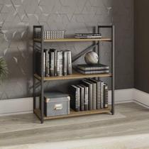 Estante para Livros Industrial Baixa 3 Prateleiras 89cmx72cm