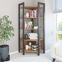 Estante para Livros Multiuso de Canto Haia com 5 Prateleiras Yescasa