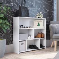 Estante para Livros Multiuso organizadora baixa 93cm com Nichos Funcionale MO080 Art in Móveis Estante para Livros Multiuso organizadora baixa 93cm com Nichos Funcionale MO080 Art in Móveis