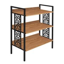 Estante Para Livros Sala Quarto 3 Prateleiras Mdp Reforçadas Armário Aparador De Chão Para Escritório Decoração Estante Para Livros Sala Quarto 3 Prateleiras Mdp Reforçadas Armário Aparador De Chão Para Escritório Decoração