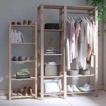 Estante Para Objetos De Decoração C/ Closet Aberto Versatil Para Roupas E Sapatos Estante Para Objetos De Decoração C/ Closet Aberto Versatil Para Roupas E Sapatos