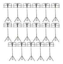 Estante Para Partitura Dobrável Portátil Com Bag MXT 17 Unidades