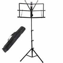 Estante Para Partitura Suporte Pedestal Dobravel + Bag - Concert