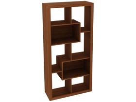 Estante para Sala E1712 c/ 2 Nichos Amêndoa - Tecno Mobili