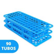 Estante Para Tubos De Ensaio 90 Furos De 13Mm ul Em Pp