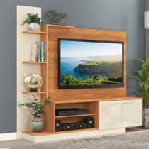 Estante para TV Até 55 Polegadas Havana 2 Portas Cinamomo/Off White - Fellicci Estante para TV Até 55 Polegadas Havana 2 Portas Cinamomo/Off White - Fellicci