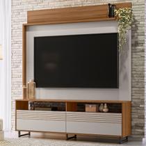 Estante para TV Até 65 Polegadas Alagoas 2 Portas Freijó Trend/Off White - Pnr Móveis Estante para TV Até 65 Polegadas Alagoas 2 Portas Freijó Trend/Off White - Pnr Móveis