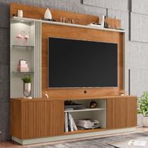 Estante para TV Até 65 Polegadas Atlanta 2 Portas Naturalle/Off White - Móveis Bechara Estante para TV Até 65 Polegadas Atlanta 2 Portas Naturalle/Off White - Móveis Bechara