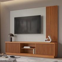 Estante para Tv até 75 Polegadas Valencia New 2 Portas 100 Mdf Naturalle off White Mavaular Bege Estante para Tv até 75 Polegadas Valencia New 2 Portas 100 Mdf Naturalle off White Mavaular Bege